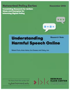 Understanding Harmful Speech Online