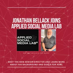 Jonathan Bellack Joins Applied Social Media Lab