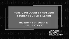 Public Discourse Student Pre-Event Lunch & Learn